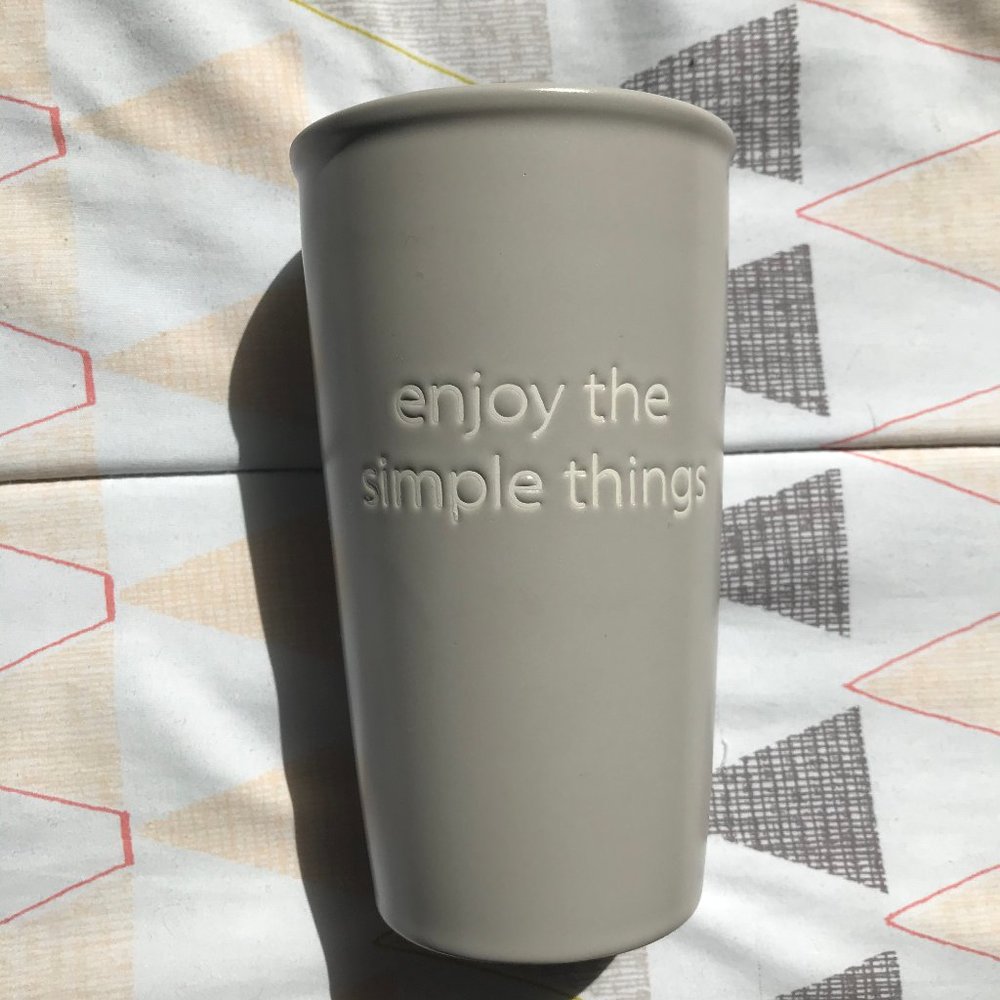 "Enjoy the Simple Things" Travel Mug